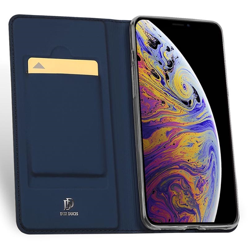 Dux Ducis Skin Pro iPhone 11 Flip Case with Card Slot Dark Blue