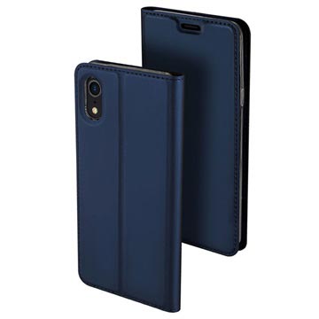 Dux Ducis Skin Pro iPhone XR Flip Case - Dark Blue