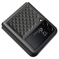 Dux Ducis Venice Samsung Galaxy Z Flip4 5G Leather Coated Case - Black