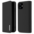 Dux Ducis Wish iPhone 11 Wallet Leather Case - Black