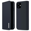Dux Ducis Wish iPhone 11 Wallet Leather Case - Dark Blue