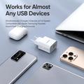 Duzzona T12 30W PD Fast Wall Charger - USB-C/USB-A, EU Plug - White