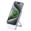 Duzzona W19 15W 3-in-1 Magnetic Wireless Charging Station - MagSafe Compatible - White