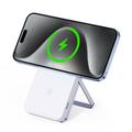Duzzona W19 15W 3-in-1 Magnetic Wireless Charging Station - MagSafe Compatible - White