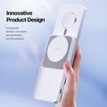 Duzzona W19 15W 3-in-1 Magnetic Wireless Charging Station - MagSafe Compatible - White