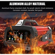 E-FAST TK-2500 Automatic Battery Charger - 25A - Lion, LiFePO4, AGM GEL, Lead-Acid - Black / Red
