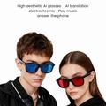 E05 AI Smart Glasses with Translation Support - Black