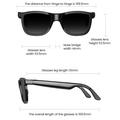 E05 AI Smart Glasses with Translation Support - Black