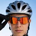 E08 AI Sports Smart Glasses with Voice Control - Black / Orange