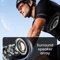 E08 AI Sports Smart Glasses with Voice Control - Black / Orange