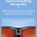 E08 AI Sports Smart Glasses with Voice Control - Black / Orange