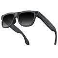E09C AI Smart Glasses with 8MP Camera, Object Recognition - Black