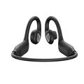 E12 AI Smart Bone Conduction Wireless Headphones with Camera - Black