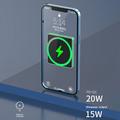 E30 10000mAh 15W Wireless Charging PD + QC 20W Magnetic-Absorbed Power Bank External Battery Pack Phone Charger (Open Box - Bulk Satisfactory) - Blue