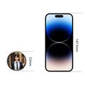 E87 Cosplay Touchscreen Smart Cyber Badge - Blue
