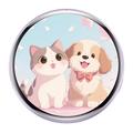 E87 Cosplay Touchscreen Smart Cyber Badge - Purple