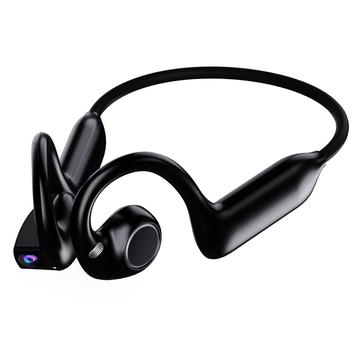E900 Open-Ear Air Conduction Wireless Headphones with Camera - Black