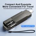 EAGET CF33 2-in-1 USB 3.2 Type-A/USB-C Flash Drive – 128GB - Black