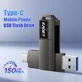 EAGET CF33 2-in-1 USB 3.2 Type-A/USB-C Flash Drive – 128GB - Black