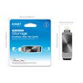 EAGET I66 Lightning/USB 3.2 Flash Drive for iPhone, iPad, Mac – 64GB - Black