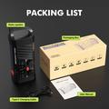 EM06 Solar Emergency Radio with 2000mAh Power Bank, Flashlight & SOS Alarm