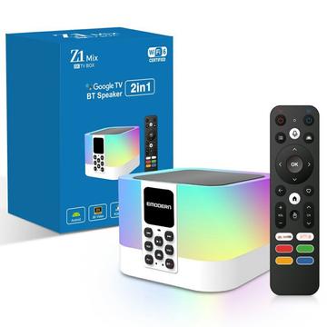 EMODERN Z1 MIX 8K Android TV Box with Bluetooth Speaker - 2GB/16GB