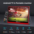 EMODERN Z1TV 14.1" Android 15 Touchscreen Monitor / Smart TV with Voice Remote