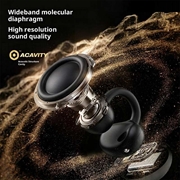 Erazer EX01 Open-Ear Clip-On Wireless Earphones - Black