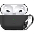 ESR Bounce Series AirPods 3 Silicone Case with Carabiner - Black