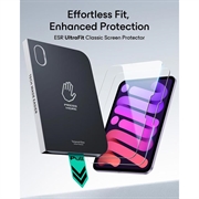 iPad Mini (2026) ESR UltraFit Tempered Glass Screen Protector - 9H, 0.3mm - 2 Pcs. - Clear