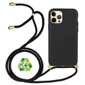 Saii Eco Line iPhone 12 Pro Max Case with Strap - Black