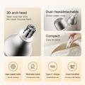 Electric Hair and Nose Trimmer for Men - White