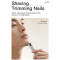 Electric Hair and Nose Trimmer for Men - White