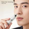 Electric Hair and Nose Trimmer for Men - White