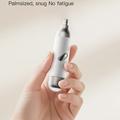 Electric Hair and Nose Trimmer for Men - White