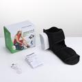 Electric Heated Foot/Ankle Massager with Airbag Compression - Black