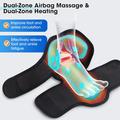 Electric Heated Foot/Ankle Massager with Airbag Compression - Black