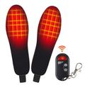 Electric Heated Insoles with Remote Control - Size: 35-40 - Black