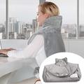 Electric Heating Pad with 6-Level Heat Settings - EU Plug - Grey