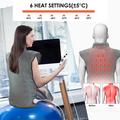 Electric Heating Pad with 6-Level Heat Settings - EU Plug - Grey