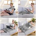 Electric Heating Pad with 6-Level Heat Settings - EU Plug - Grey