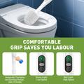 Electric Toilet Brush with LED Display - White