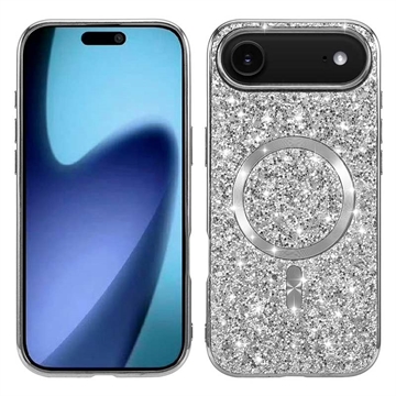 iPhone Air Electroplated Glitter Case - MagSafe Compatible - Silver