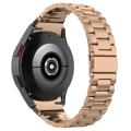 Elegant Samsung Galaxy Watch4/Watch4 Classic/Watch5/Watch6 Stainless Steel Strap - Rose Gold