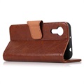 Elegant Series Samsung Galaxy Xcover 5 Wallet Case - Brown