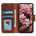 Elegant Series Samsung Galaxy Xcover 5 Wallet Case - Brown