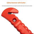 Emergency Window Breaker with Seatbelt Cutter Escape Tool