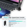 Enkay ENK-AT133 90-Degree USB-C Adapter with 4K Support - 40Gbps/240W - Black