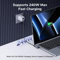 Enkay ENK-AT133 90-Degree USB-C Adapter with 4K Support - 40Gbps/240W - Black