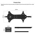 Enlee EN-S26 Quick Release Bike Tail Bag Support - Black